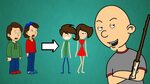 Classic Caillou Turns His Parents Into Stick Figures/Grounde