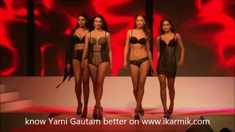 Yami Gautam in Hot Lingerie & Beachwear Fashion show - YouTu