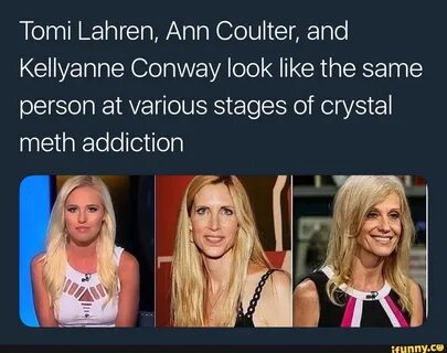 Tomi Lahren, Ann Coulter, and Kellyanne Conway look like the