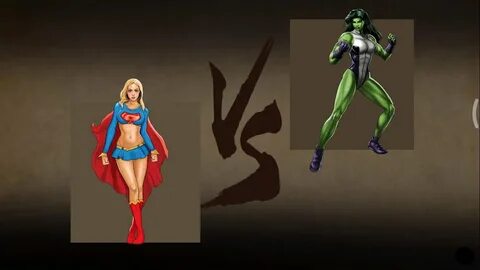 Supergirl vs She hulk (MUGEN BATTLE 2020) - YouTube