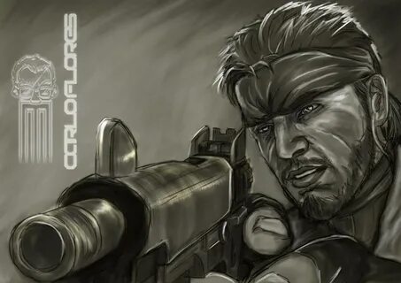 Carlo Flores on Twitter: "Metal Gear Solid. Snake fan Art! 3