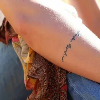 perfectly imperfect Manifestation Tattoo Tattoos for women, 