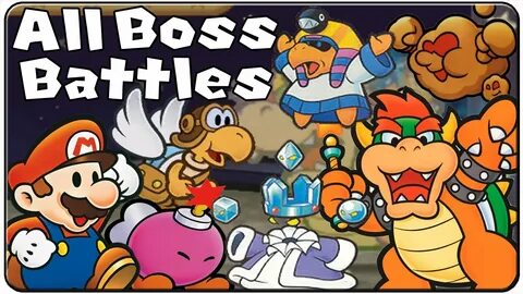Paper Mario All Bosses - YouTube