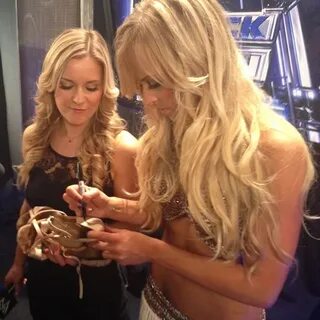 SIGNED Summer Rae Dance Shoes WWE Auction