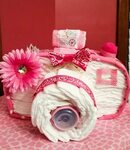 Camera Diaper Cake Creative Baby Cakes by Kelly Diaper gifts