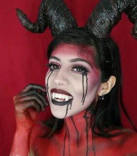 She Devil Halloween Makeup HalloweenStorys.com