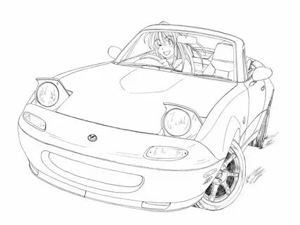 Anime MX5 Miata mx5, Miata, Mazda mx5