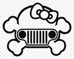 Jeep Grill Girl - Клипарт Jeep Grill - Потрясающие бесплатны