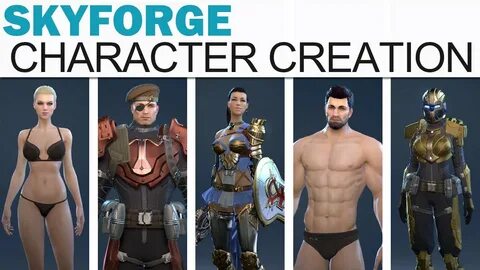 SkyForge - Full Character Creation (Male & Female, All Body 