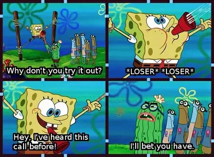 Loser, Loser. Spongebob, Favorite cartoon character, Spongeb