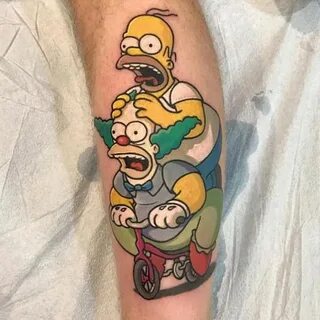 Verrücktesten Homer Simpson Cartoon Tattoos - Neu Tatto idee