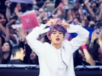 Pin by wp on BTS Jin purple and pink Hair Bts concert, Bts j