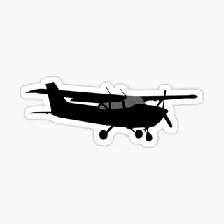 "Cessna Aircraft Rider" Sticker by Garaga Redbubble