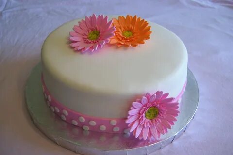 Gerbera Daisies Cake