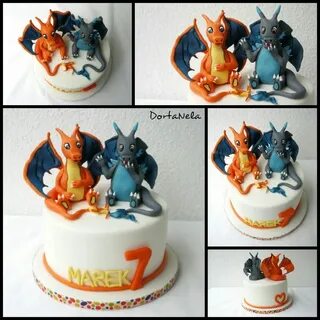 CHARIZARD X&Y - POKEMONS CAKE Charizard cake, Pokemon birthd