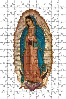 Магнитный пазл 27x18см."Our lady of guadalupe, девы де гуада