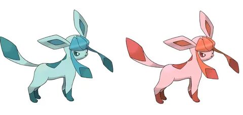 Glaceon Shiny Pokemon / All rights reserved by their respect