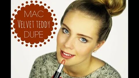 MAC VELVET TEDDY LIPPENSTIFT DUPE? FÜR UNTER 2 € - YouTube