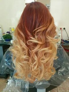My lovely spring #red&blonde hair #balayage Natural red hair
