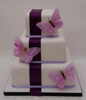 Vertical Butterflies Wedding Cake Butterfly wedding cake, Pu