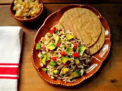 Shredded Chicken Salpicón - La Cocina de Leslie