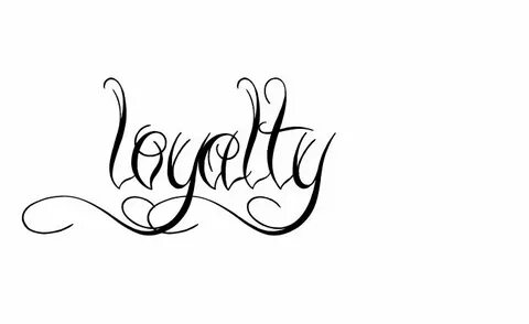 Tattoo Name loyalty using the font style Ready Black Name ta