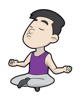 File:Confident Cartoon Man In Meditation.svg - Wikimedia Com
