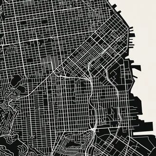 26 San Francisco Map Art - Maps Database Source