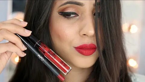 How to apply Red Liquid Lipstick for beginners Indian/Pakist