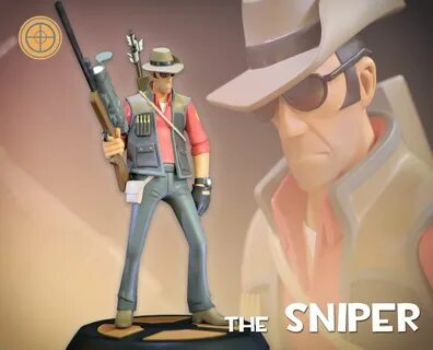Gaming Heads "Team Fortress 2" Red Sniper figure Team fortre