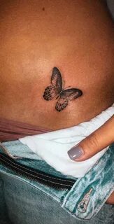 butterfly tattoo Butterfly tattoo, Hip tattoo, Small butterf
