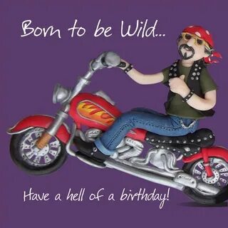 Holy Mackerel Hobbies Greeting Card Birthday Harley Motorbik