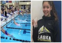 Alaska swimmer who was disqualified for having big buttocks 