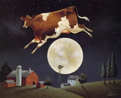 The cow jumped over the moon by Lowell Herrero: History, Ana