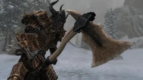 Dragonbone Mace 10 Images - Maces Skyrim Wiki, Dragonbone We