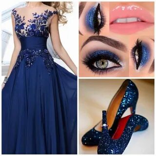 maquillaje de noche para vestido azul electrico Gran venta -