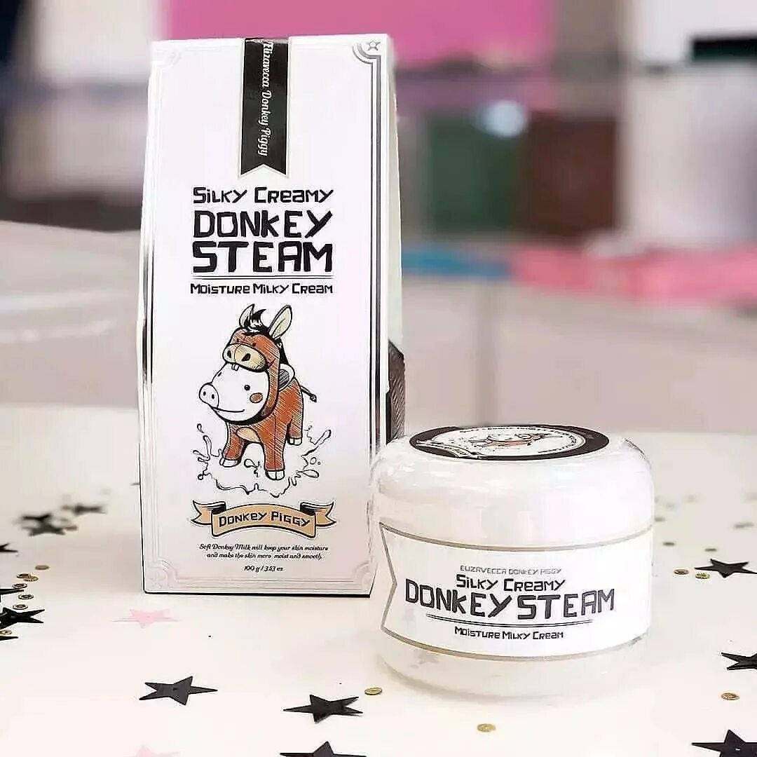 Silky cream donkey steam moisture milky cream фото 76