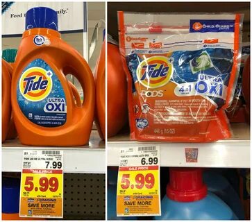 Tide Oxi Laundry Detergent ONLY $3.99 at Kroger! Plus Enter 