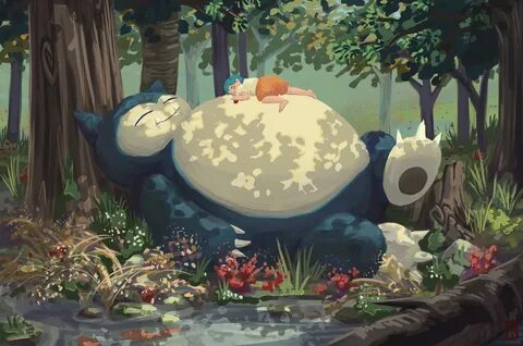 ArtStation - Snorlax / FanArt