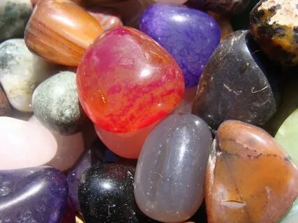 Large Polished Mix in Box Polished Stones Bulk Gems by Mail