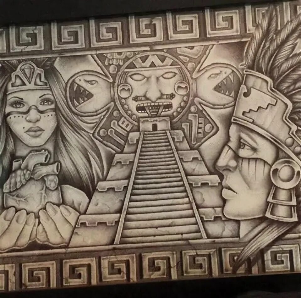 Pin by юрий Рисунов on Dibujos Aztec art, Aztec artwork, Mex