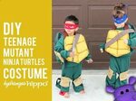 DIY Teenage Mutant Ninja Turtles KIDS Costumes 🤩 - YouTube