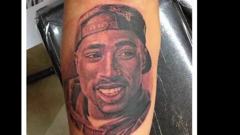 2pac tattoo Tribute done by Jason Stores - YouTube