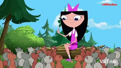 Phineas and ferb gummy bear isabella any more - YouTube