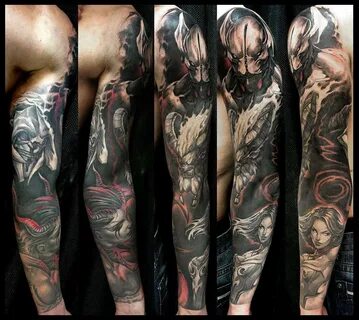 Pretty dope Dota 2 sleeve tattoo! Credits: Ozone Ofk Nicotat