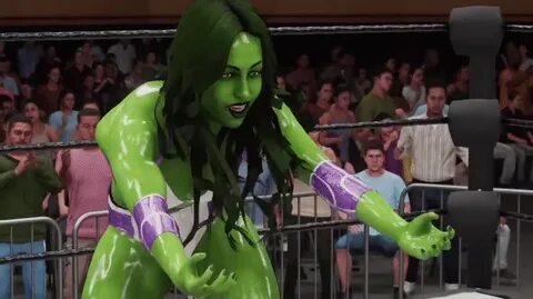 WWE 2K18 She-Hulk vs. Mother Russia - Requested No Holds Bar