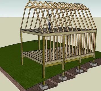 Making my own plans - 16' x 24' Gambrel Style 2 Story Gambre