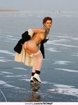 #Vienna on #Ice #skating #nude #OpenCoat #public #outdoor #e