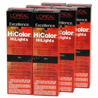 Loreal Red Hot For Dark Hair : Loreal Excellence HiColor for