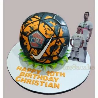 Christiano Ronaldo Soccer ball Cake Voetbal